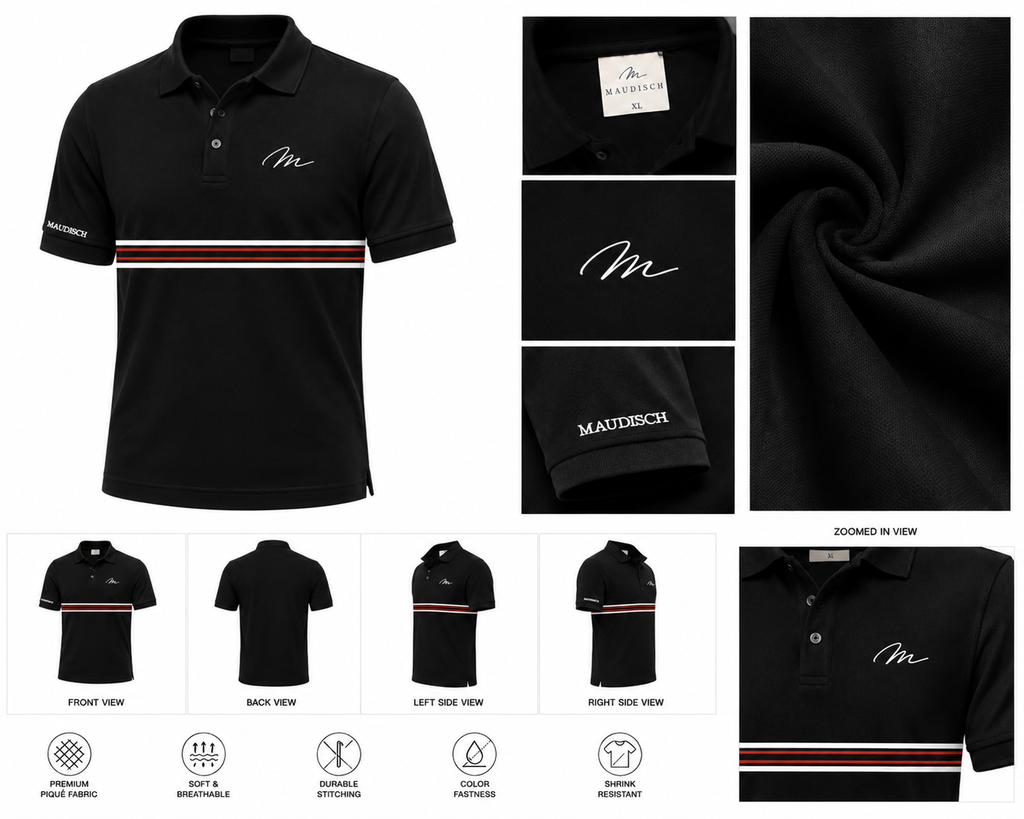 MAUDISCH Signature Stripe Polo