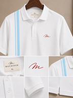Premium Stripe Polo T-Shirt