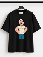 MAUDISCH POPEYE Graphic Oversized T-Shirt