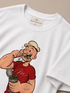 MAUDISCH POPEYE Graphic Oversized T-Shirt