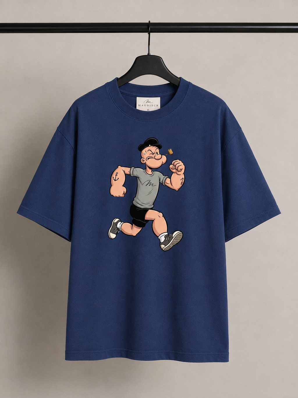 MAUDISCH POPEYE Graphic Oversized T-Shirt
