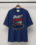 MAUDISCH Drive Enthusiast Oversized Graphic T-Shirt